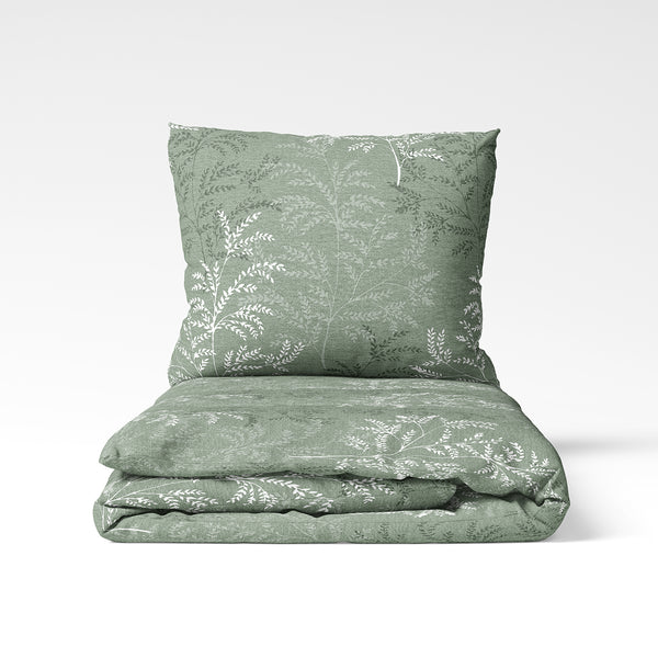 Handmade cotton bedding set | Sage Fern