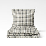 Handmade cotton bedding set | Stone Grid