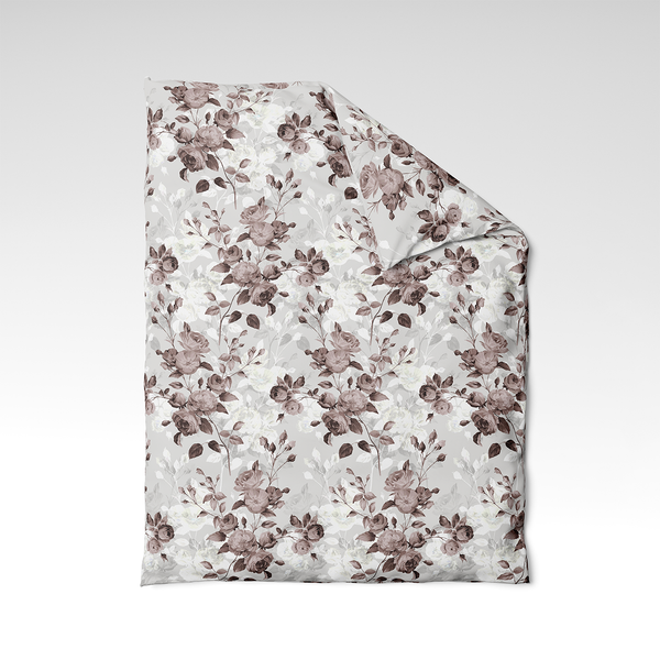 Handmade cotton duvet cover | Antique Bloom