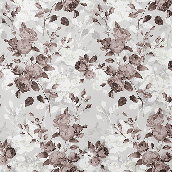Patterned cotton fabric | Antique Bloom