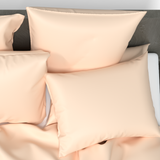 Handmade Luxurious Premium Satin Cotton Duvet Cover | Ecru