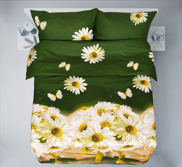 Last units of handmade cotton bedding set | Meadow Glow