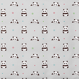 Rokdarbu kokvilnas spilvendrāna | Panda Pop