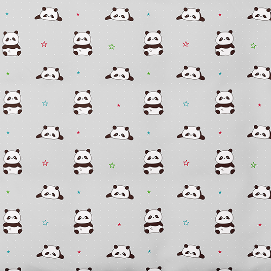 Kokvilnas audums bērniem | Panda Pop
