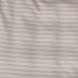Handmade Luxurious Premium Striped Satin Cotton Fitted Sheet | Mushroom