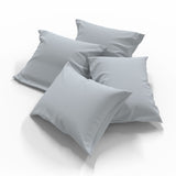 Roku darbs kokvilnas spilvens pārklājs | Glacier Gray