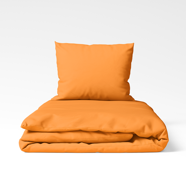 Handmade Cotton Bedding Set | Blazing Orange