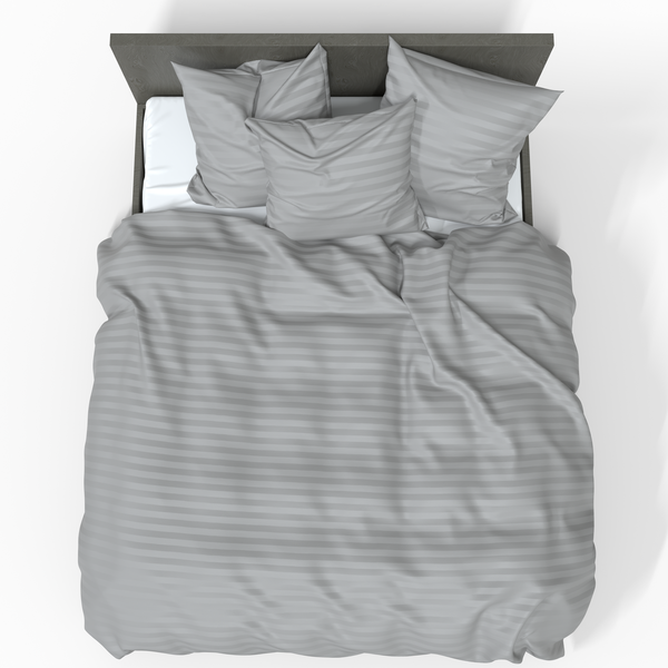 Ручной работы роскошный пододеяльник Premium из жаккардового сатина хлопка | Drizzle