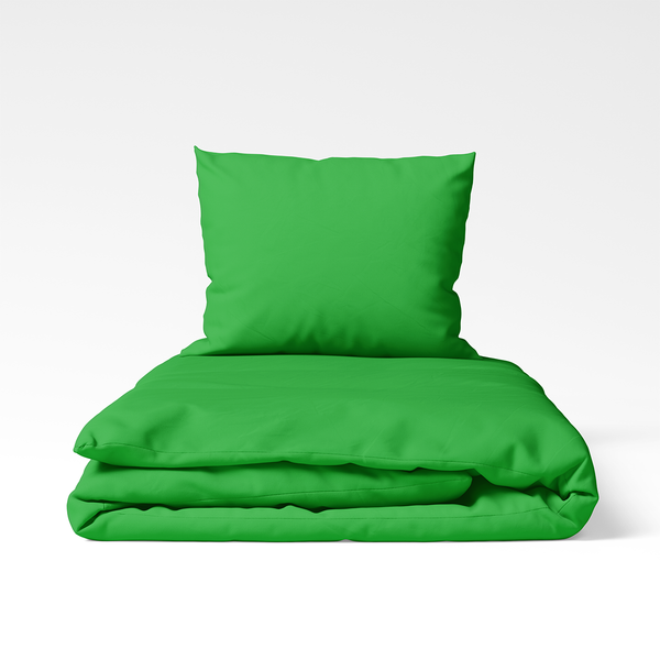 Handmade Cotton Bedding Set | Classic Green
