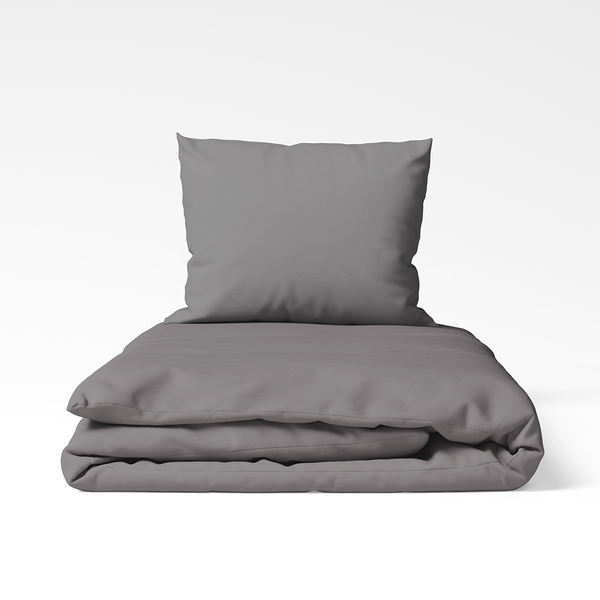 Handmade Cotton Bedding Set | Frost Gray