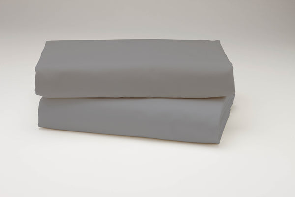 Roku darbs kokvilnas palags bez gumijas | Frost Gray