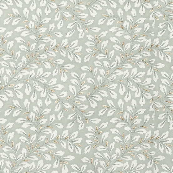 Rakstains kokvilnas audums | Olive Whisper