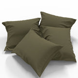Handmade Cotton Pillowcase | Burnt Olive