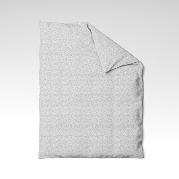 Handmade cotton duvet cover | Feather Mist