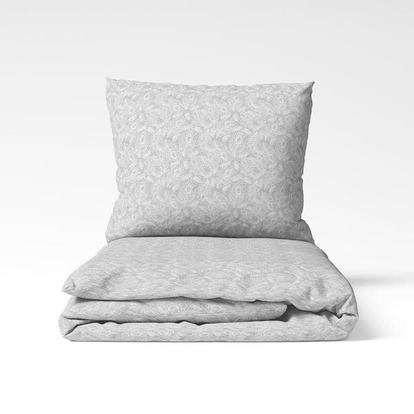 Handmade cotton bedding set | Feather Mist