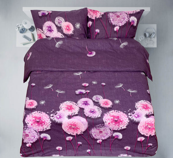 Last units of handmade cotton bedding set | Violet Wishes