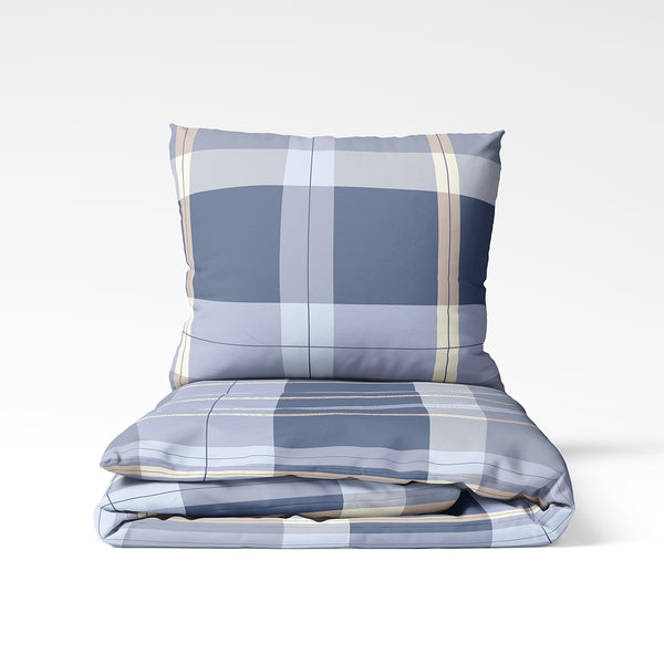 Ручной работы хлопковый пододеяльник | Coastal Check