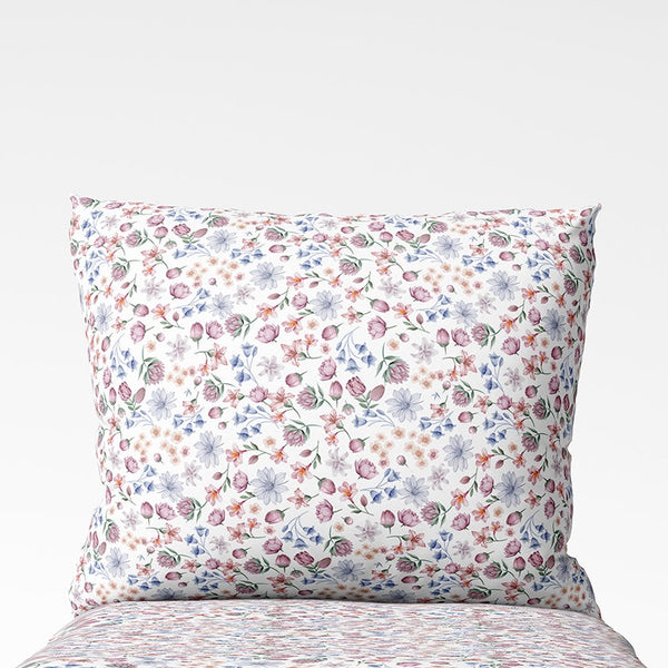 Rankų darbo medvilninis pagalvės užvalkalas | Blooming Day