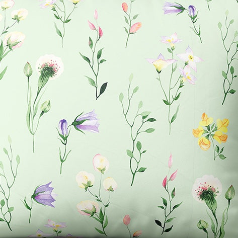 Rakstains kokvilnas audums | Spring Dew