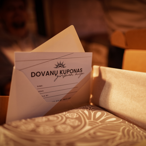 Rustilės dovanų kuponas