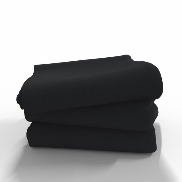 Roku darbs kokvilnas palags bez gumijas | Black