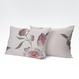 Handmade cotton pillowcase | Blush Peony