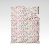 Rakstains kokvilnas audums | Blush Rose