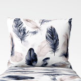 Handmade cotton pillowcase | Feather Drift