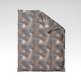 Handmade cotton duvet cover | Feather Shadow