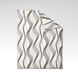 Handmade cotton duvet cover | Golden Flow