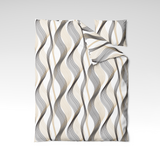Patterned cotton fabric | Golden Flow