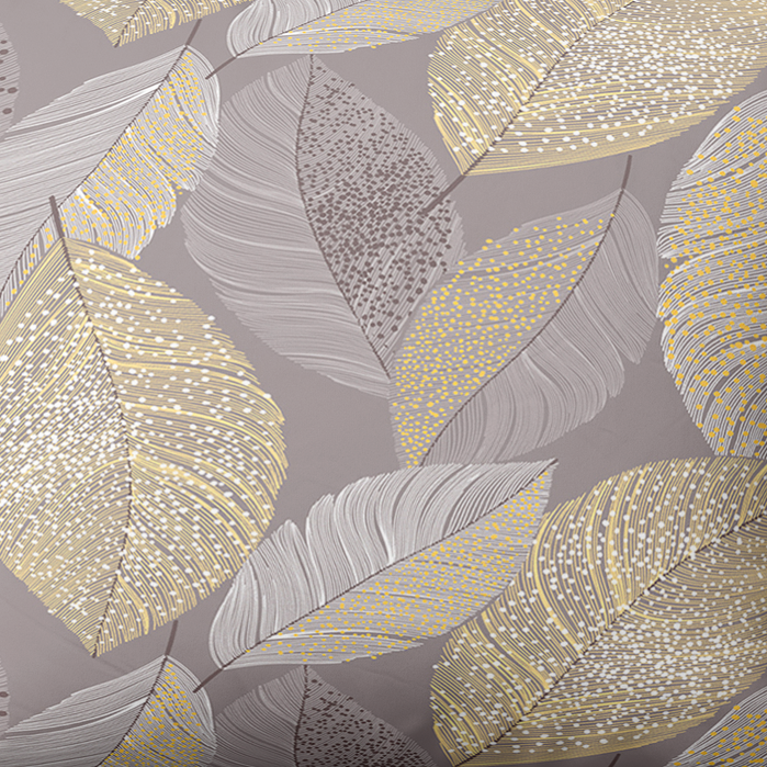 Handmade cotton bedding set | Golden Leaves