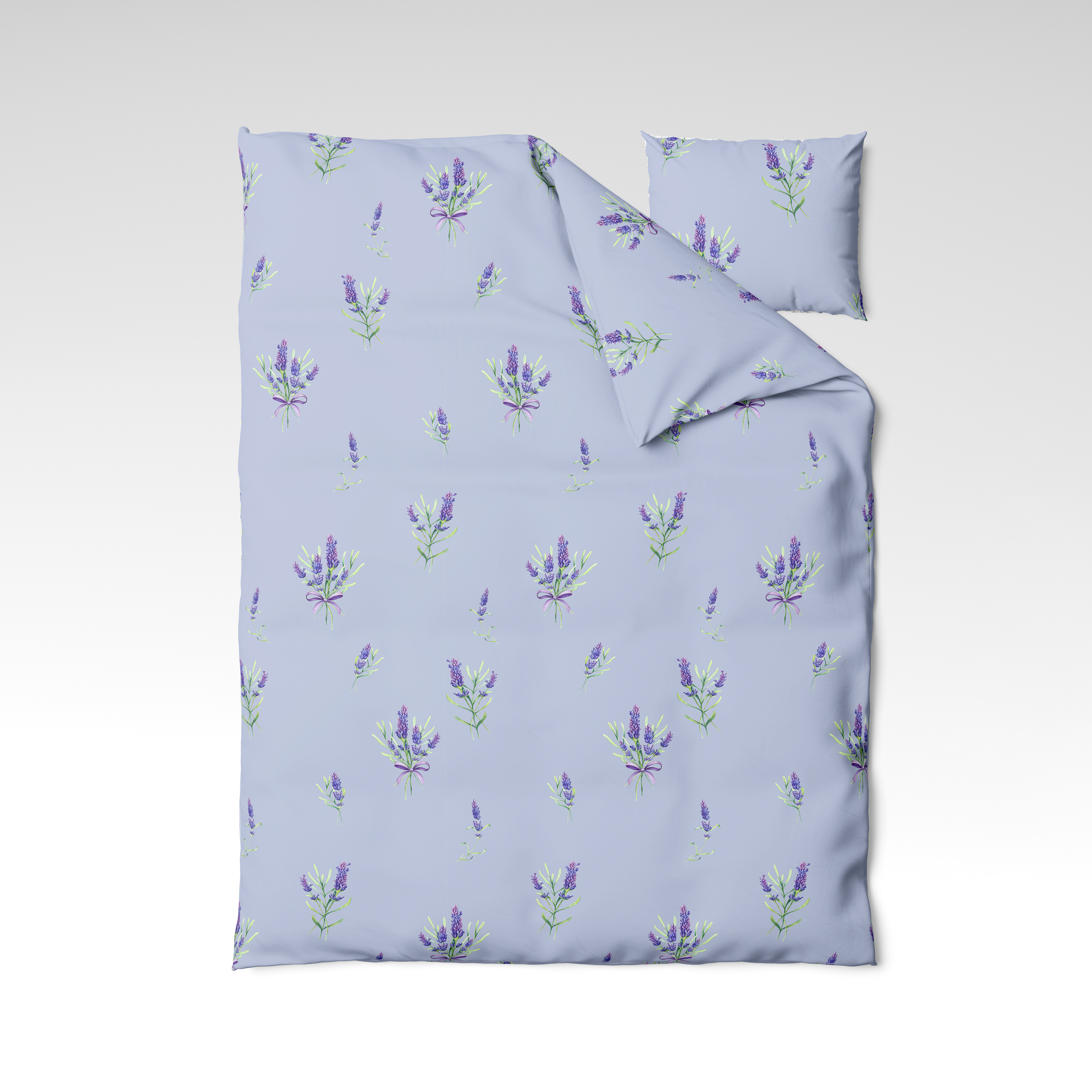 Rakstains kokvilnas audums | Lavender Haze