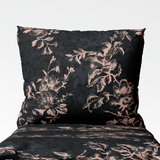 Roku darināts kokvilnas spilvendrāna | Midnight Rose