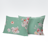 Roku darbs kokvilnas spilvendrāna | Mint Blossom