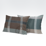 Roku darbs kokvilnas spilvendrāna | Nordic Plaid