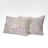 Handmade cotton pillowcase | Pastel Meadow