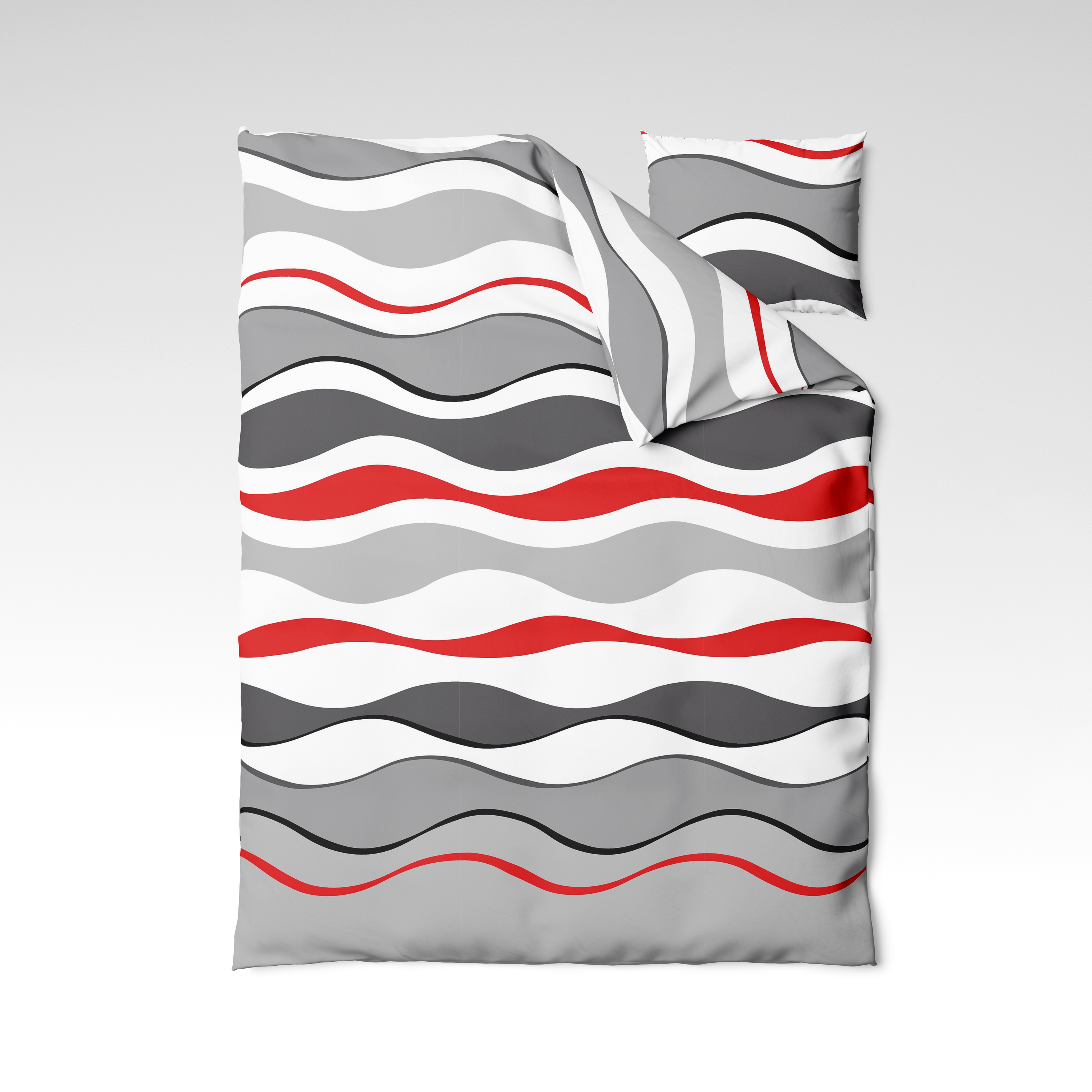 Rakstains kokvilnas audums | Red Current