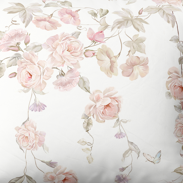 Handmade cotton bedding set | Rose Veil