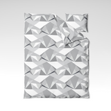 Patterned cotton fabric | Silver Prism