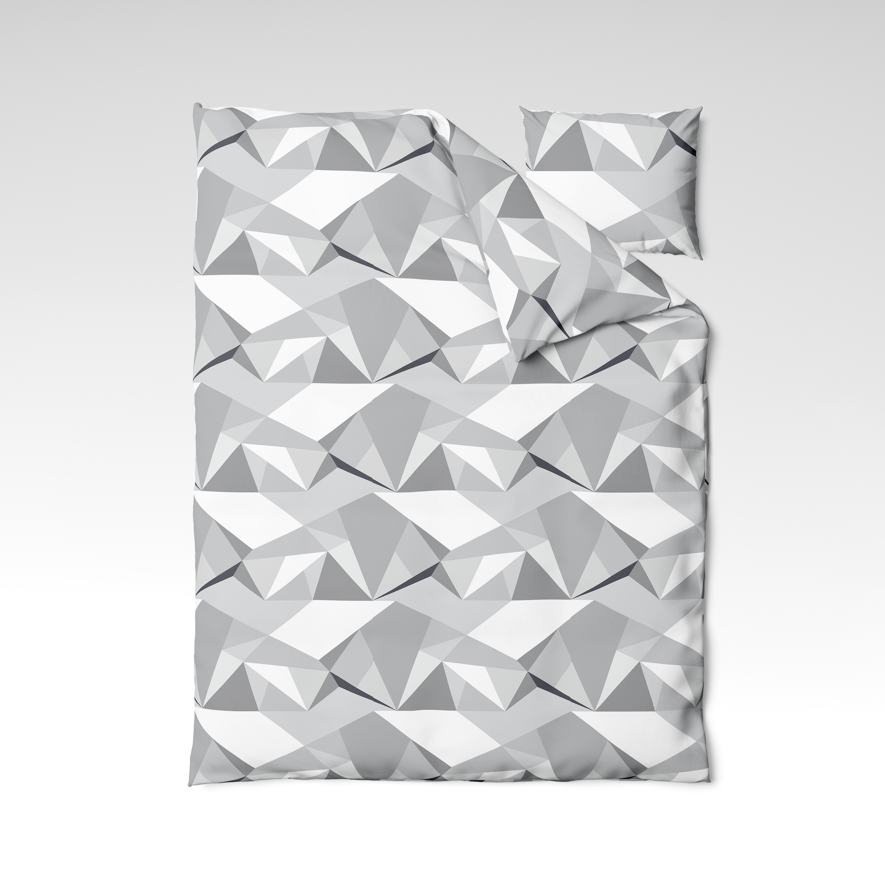 Rakstains kokvilnas audums | Silver Prism