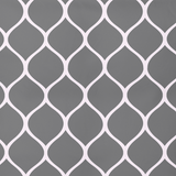 Rakstains kokvilnas audums | Silver Trellis