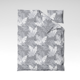 Rakstains kokvilnas audums | Silver Tropics