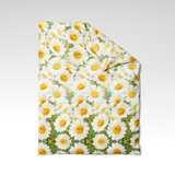 Handmade cotton duvet cover | Sunny Daisies