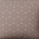 Handmade cotton bedding set | Taupe Trellis
