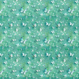 Rankų darbo medvilninis antklodės užvalkalas | Turquoise Flutter