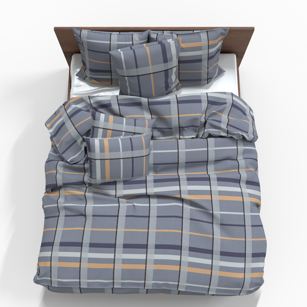 Roku darbs kokvilnas gultas veļas komplekts | Metro