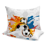 Сшитый хлопковый наволочка | Football - Сшитый