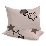 Сшитый хлопковый наволочка | Pink sky