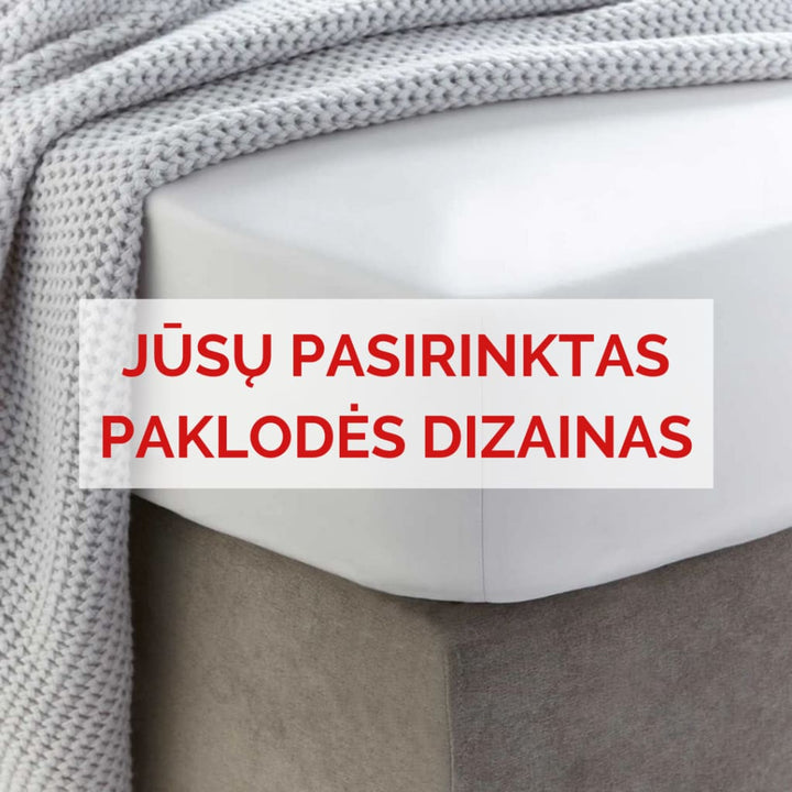 Siuvama drobinė paklodė su guma | JŪSŲ PASIRINKTAS DIZAINAS